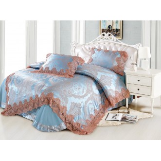 Купить комплект постельного белья Жаккард TJ0600-39 евро Tango 