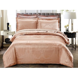 Купить комплект постельного белья Жаккард CJ03-7 евро Cristelle 