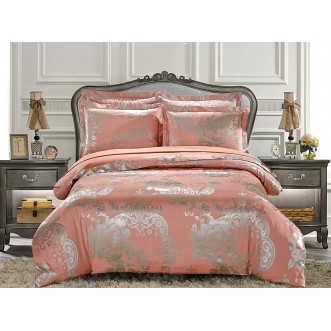 Купить комплект постельного белья Жаккард CJ03-10 евро Cristelle 