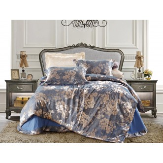 Купить комплект постельного белья Жаккард CJ03-12 евро Cristelle 