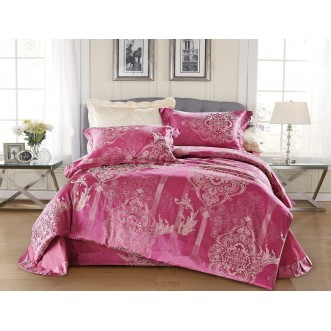 Купить комплект постельного белья Жаккард CJ03-14 евро Cristelle 