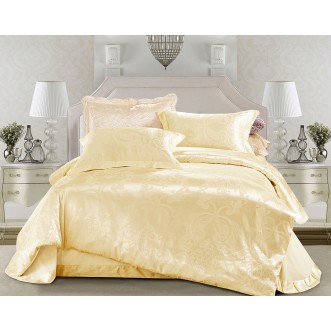 Купить комплект постельного белья Жаккард CJ03-15 евро Cristelle 