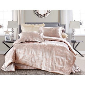 Купить комплект постельного белья Жаккард CJ03-17 евро Cristelle 