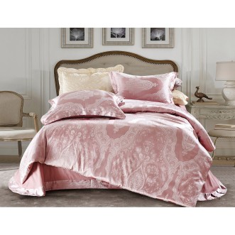 Купить комплект постельного белья Жаккард CJ03-18 евро Cristelle 