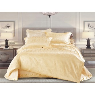 Купить комплект постельного белья Жаккард CJ03-21 евро Cristelle 