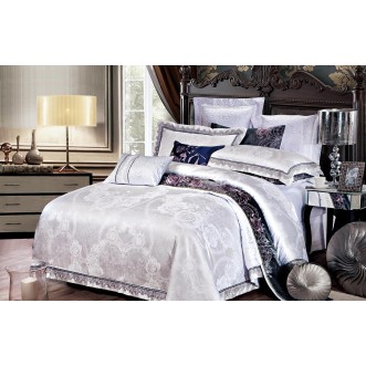 Купить комплект постельного белья Жаккард TJ112-28 семейный «Дуэт» Cristelle 