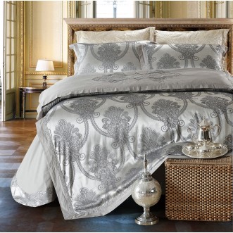 Купить комплект постельного белья Жаккард TJ112-24 семейный «Дуэт» Cristelle 