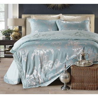 Купить комплект постельного белья Жаккард TJ112-22 семейный «Дуэт» Cristelle 