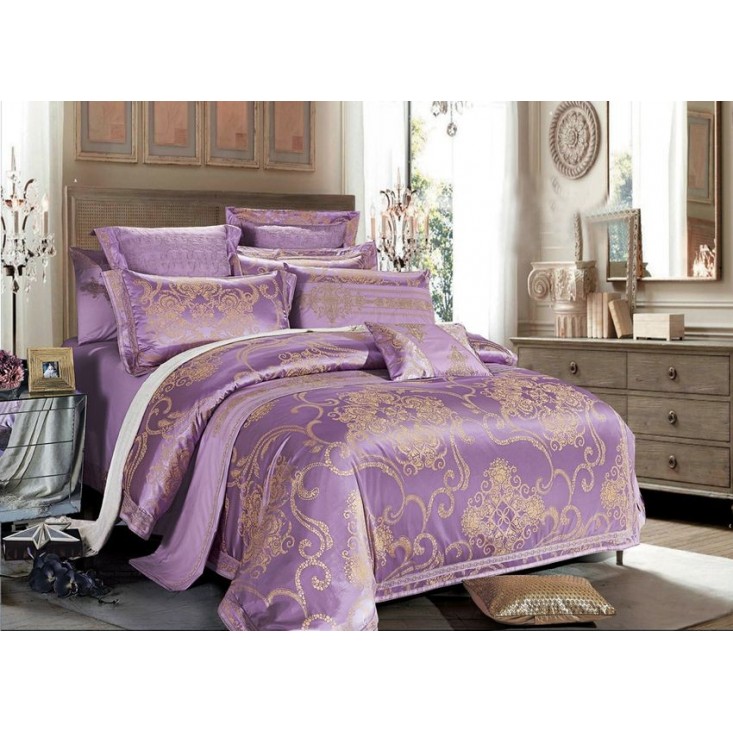 Купить комплект постельного белья Жаккард TJ112-436 семейный «Дуэт» Tango 