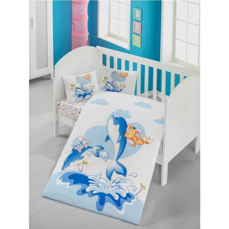 Детское постельное белье Ocean в кроватку Victoria