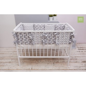 Купить бортики в кроватку Зефир со съемными чехлами 12 шт Mama Relax в магазине Люкс Постель