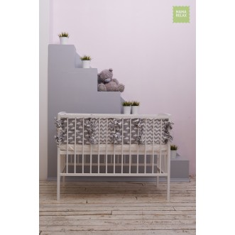 Купить бортики в кроватку Зефир со съемными чехлами 12 шт Mama Relax в магазине Люкс Постель