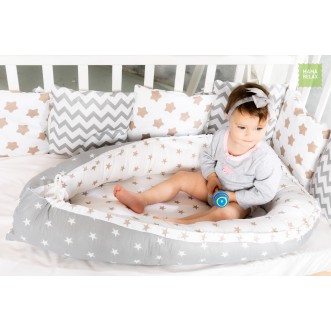 Гнездышко для новорожденного Молочный шоколад Mama Relax