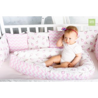 Гнездышко для новорожденного Розовые мечты Mama Relax