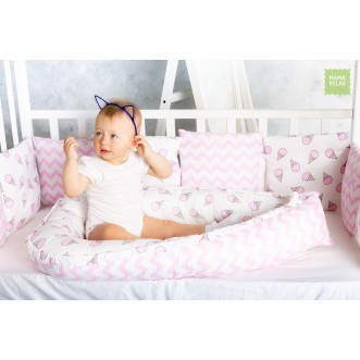 Гнездышко для новорожденного Розовые мечты Mama Relax фото