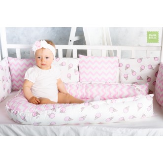 Купить гнездышко для новорожденного Розовые мечты Mama Relax в магазине Люкс Постель