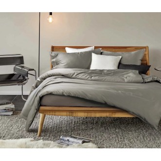 Купить постельное белье мако сатин Однотонное CIS07-15 евро Cristelle