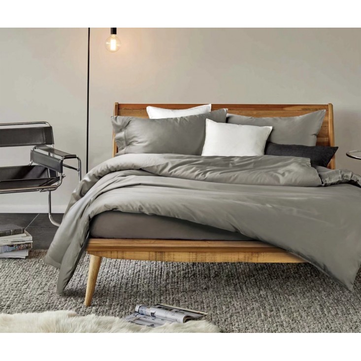 Купить постельное белье мако сатин Однотонное CIS07-15 евро Cristelle