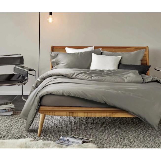 Купить постельное белье мако сатин Однотонное CIS07-15 евро Cristelle