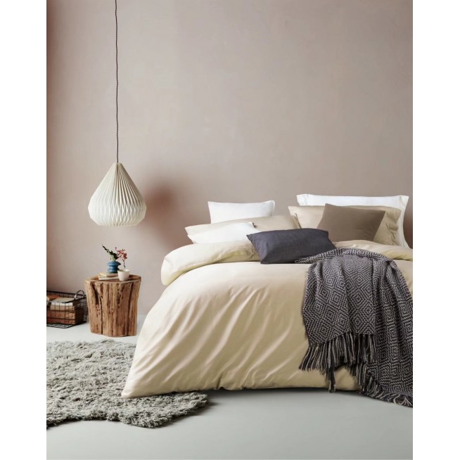 Купить постельное белье мако сатин Однотонное CIS07-20 евро Cristelle