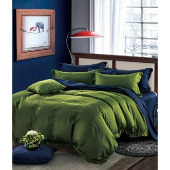 Купить постельное белье мако сатин Однотонное CIS07-21 евро Cristelle