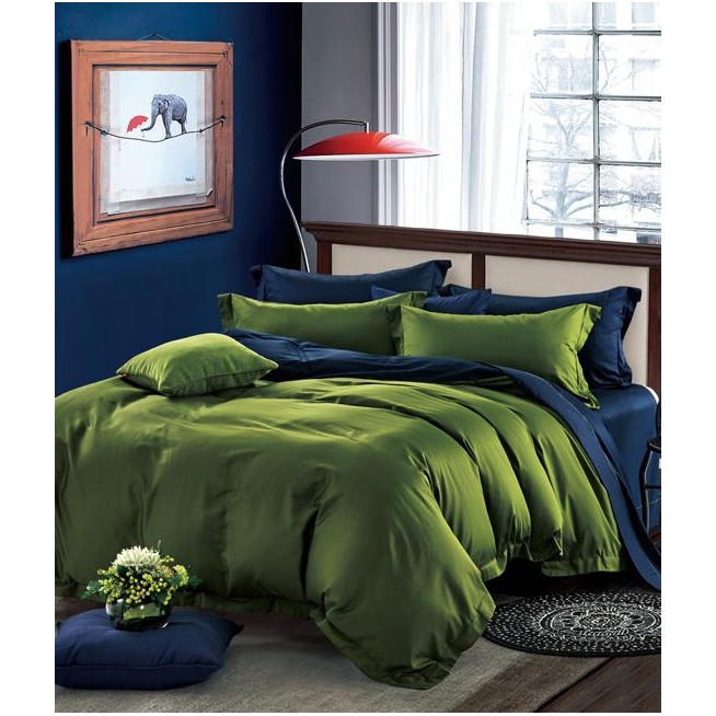 Купить постельное белье мако сатин Однотонное CIS07-21 евро Cristelle