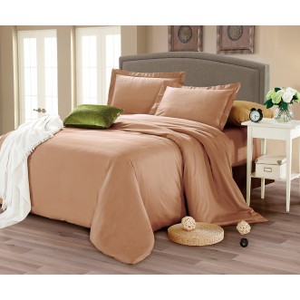 Купить постельное белье мако сатин Однотонное CIS07-24 евро Cristelle