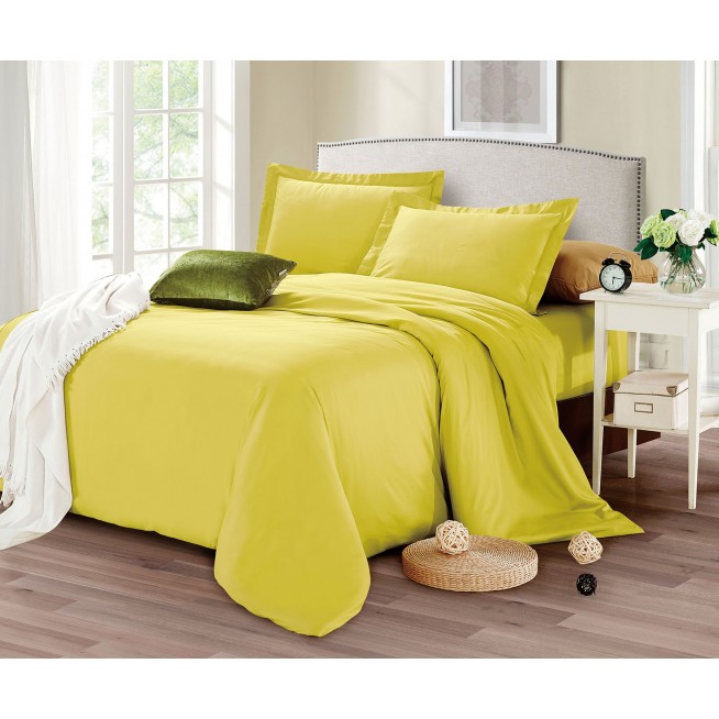 Купить постельное белье мако сатин Однотонное CIS07-30 евро Cristelle