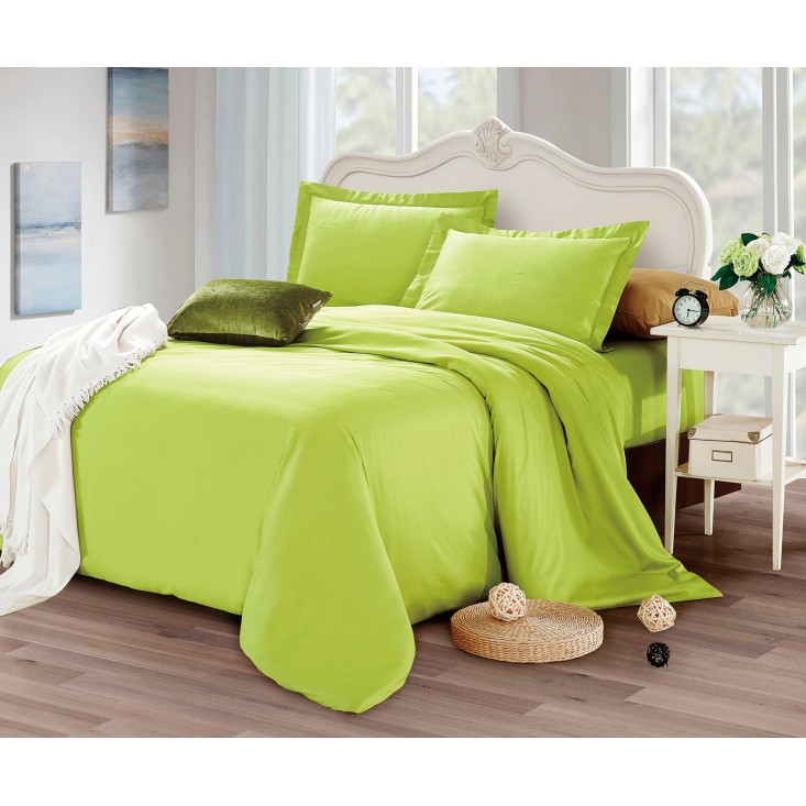 Купить постельное белье мако сатин Однотонное CIS07-33 евро Cristelle