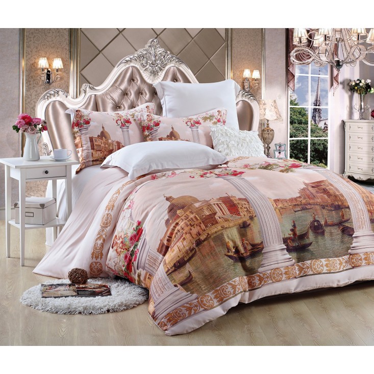 Постельное белье Бамбук 3Д евро CD06-09 Cristelle