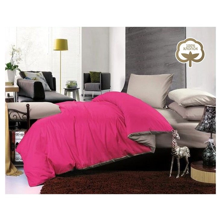 Купить постельное белье Однотонное простынь на резинке JT02 евро Tango