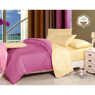 Купить постельное белье Однотонное простынь на резинке JT34 евро Tango