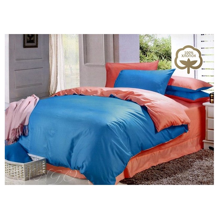 Купить постельное белье Однотонное простынь на резинке JT41 евро Tango