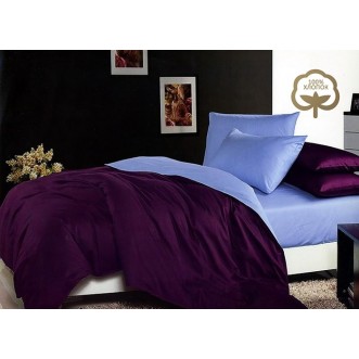 Купить постельное белье Однотонное простынь на резинке JT33 евро Tango