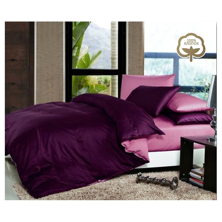 Купить постельное белье Однотонное простынь на резинке JT32 евро Tango