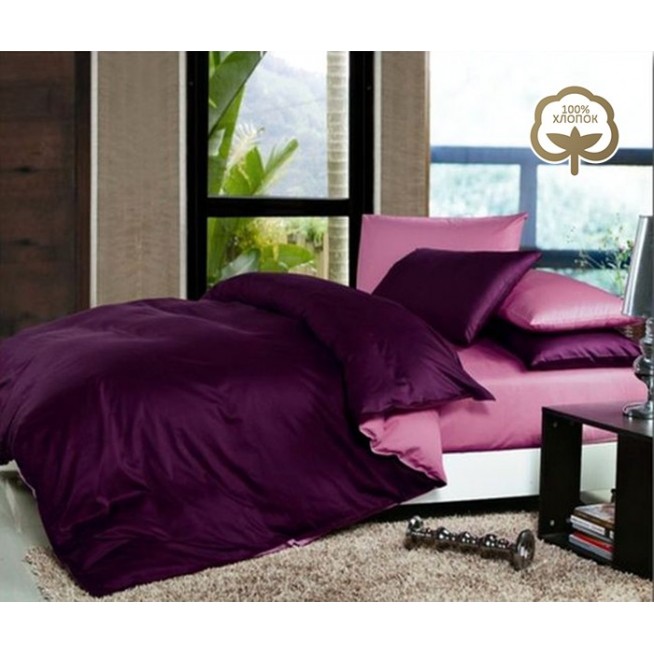 Купить постельное белье Однотонное простынь на резинке JT32 евро Tango