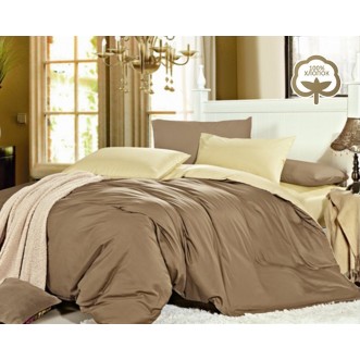 Купить постельное белье Однотонное простынь на резинке JT29 евро Tango