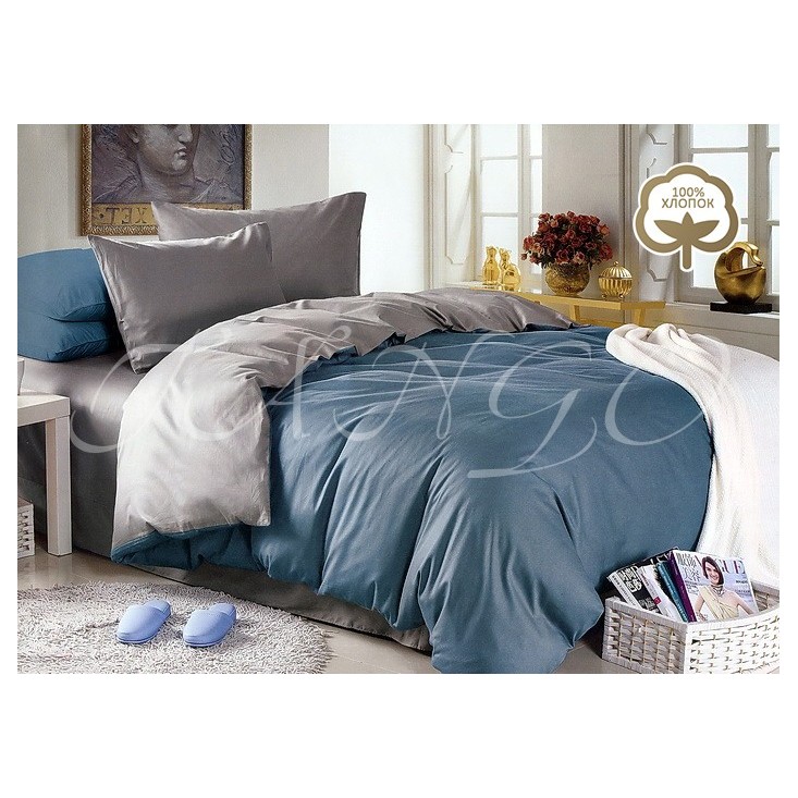 Купить постельное белье Однотонное простынь на резинке JT50 евро Tango