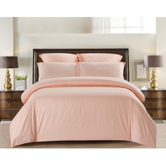 Купить постельное белье Однотонное страйп сатин CST04-08 евро Tango