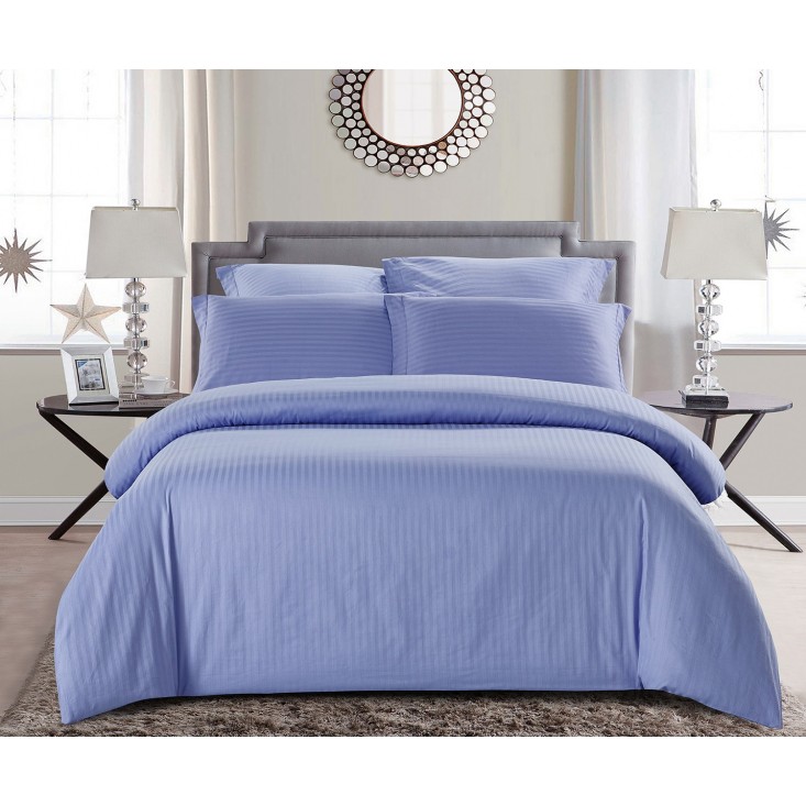 Купить постельное белье Однотонное страйп сатин CST05-05 семейный «Дуэт» Tango