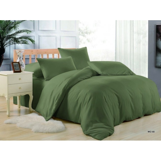 Постельное белье Однотонное семейное MO-40 Valtery