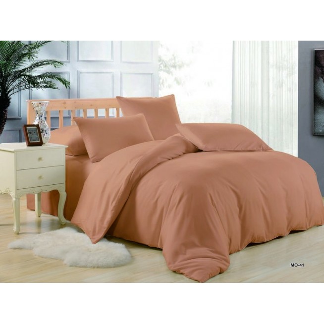 Постельное белье Однотонное семейное MO-41 Valtery