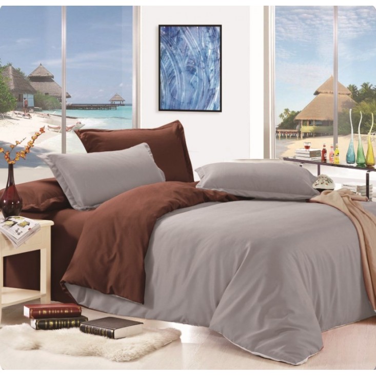 Постельное белье Однотонное 2 спальное MO-44 Valtery