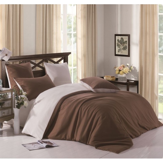 Постельное белье Однотонное евро MO-46 Valtery