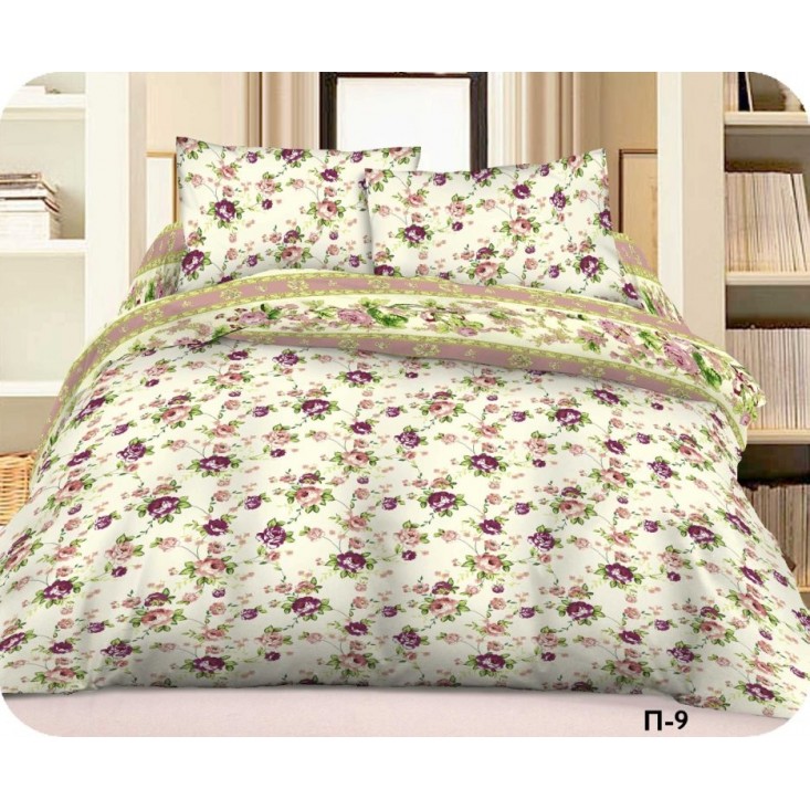 Постельное белье Поплин семейное П-9 Valtery
