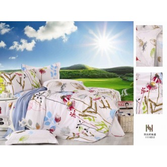 Постельное белье Поплин семейное П-35 Valtery