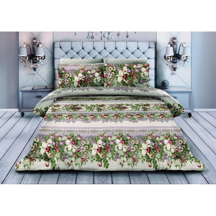 Постельное белье Поплин евро AP-40 Valtery