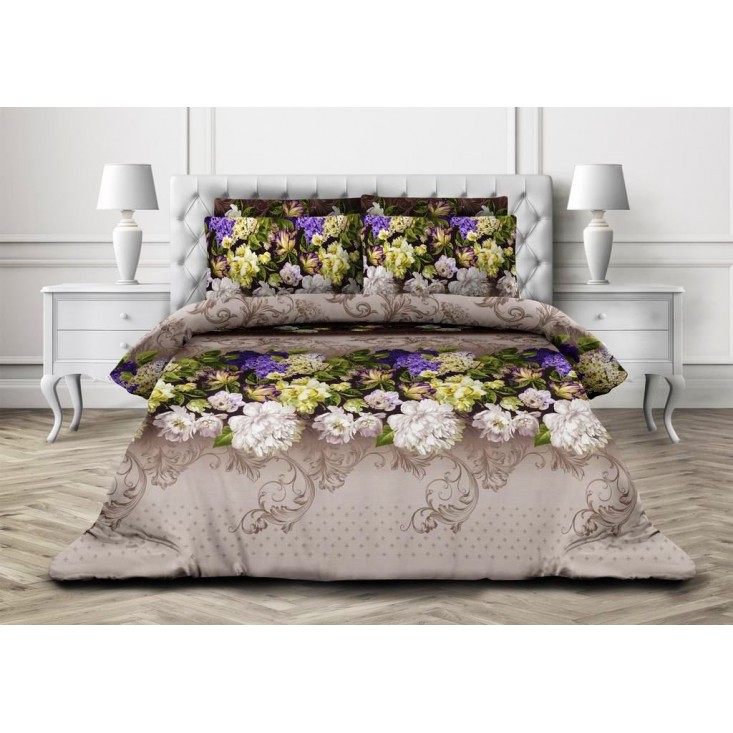 Постельное белье Поплин семейное AP-37 Valtery