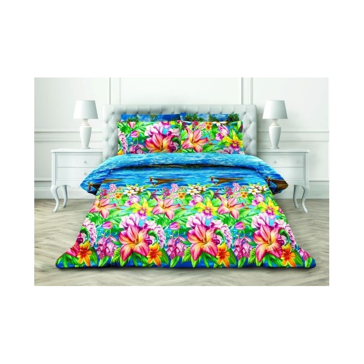 Постельное белье Поплин евро AP-53 Valtery