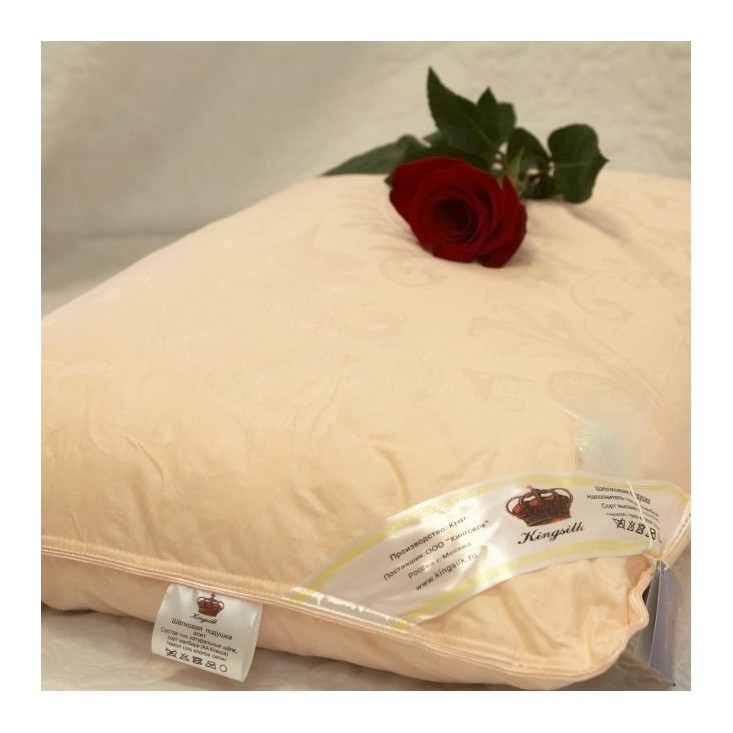 Подушка Elisabette Элит персиковая 50x70 E-A50-1